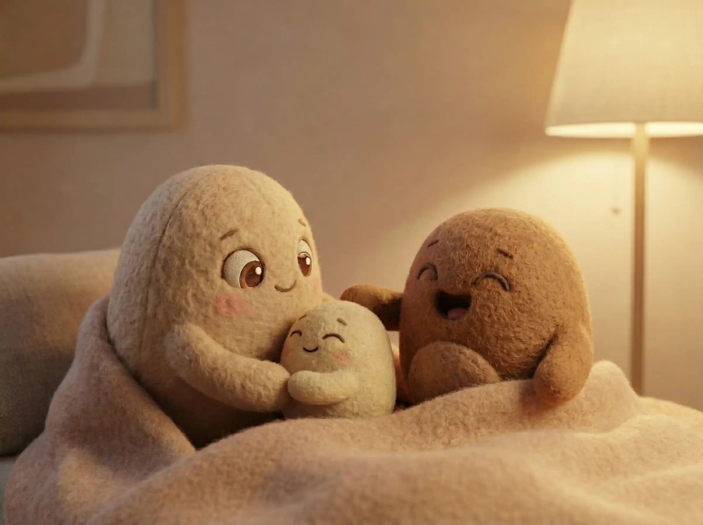 Famille à la maison